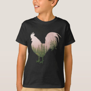 T-SHIRT COQ DE NATURE STYLE FORET