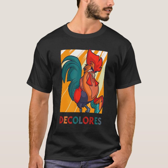 T-shirt Coq Decolores (Devant)