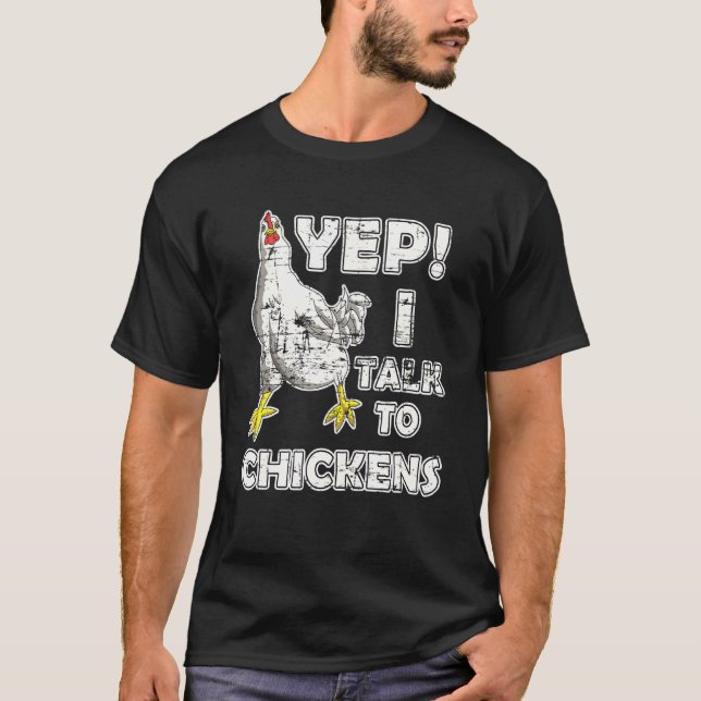 T-shirt Coq d'idée de fermier Poulet (Devant)