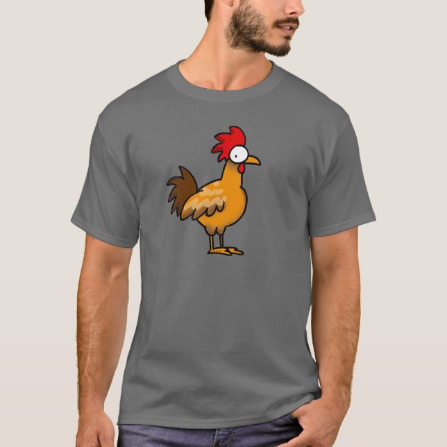 T-shirt Coq drôle (Devant)