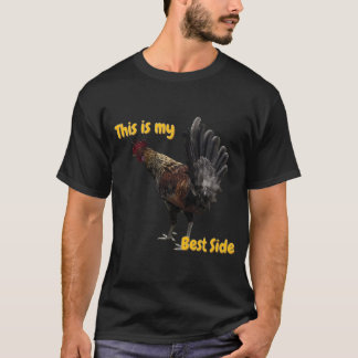 T-shirt Coq drôle - C'est mon meilleur côté