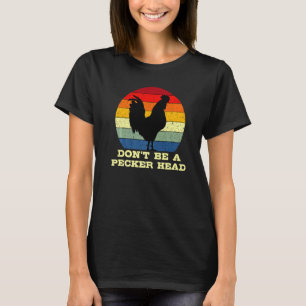 T-shirt Coq en détresse Rétro Vintage Poulaille Ferme de p