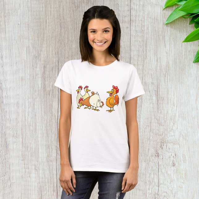 T-shirt Coq Et Poules (Créateur téléchargé)
