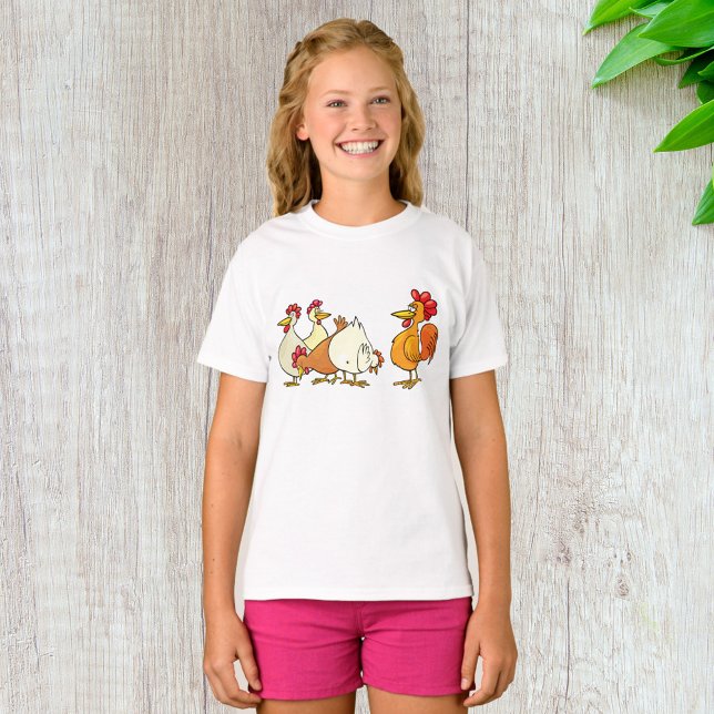 T-shirt Coq Et Poules (Créateur téléchargé)