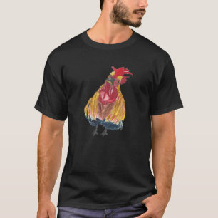 T-shirt Coq impertinent avec une attitude