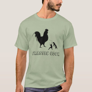 T-shirt coq Jurassic Funny