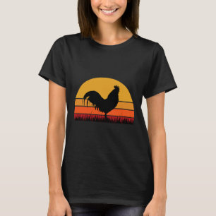 T-shirt Coq Poule - Ferme Agriculture Agriculteur Cour de