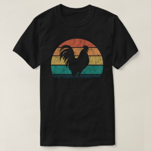 T-shirt Coq Rétro