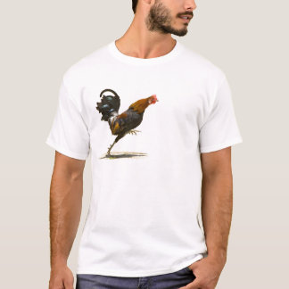T-shirt Coq rouge