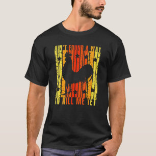 T-shirt Coq Vintage N'A Pas Trouvé Un Moyen De Nicher Poul