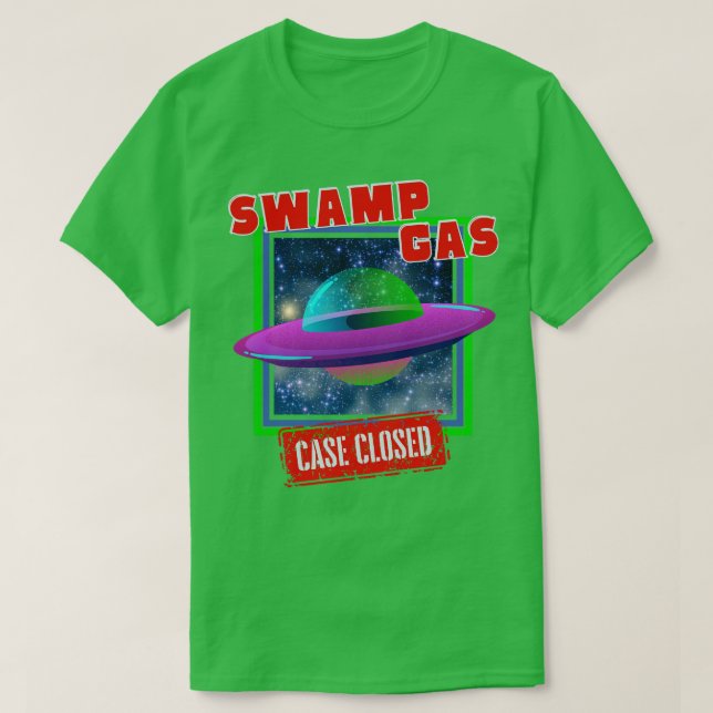 T-shirt Coque à gaz de marais fermé (Design devant)