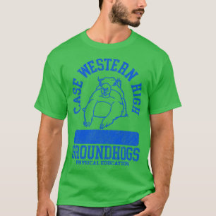 T-shirt Coque Western High PE Gris Écrire sur la marmotte