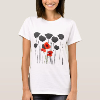 T-shirt coquelicot