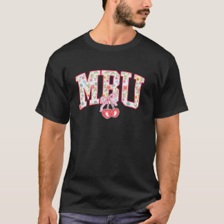 T-shirt Coquette au noeud cerise Infirmière Mère Bébé Dipl