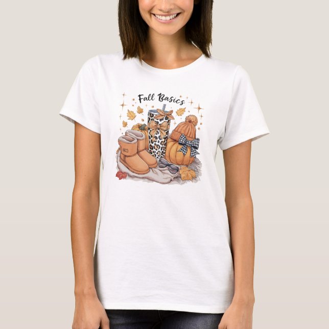 T-shirt Coquette automne rétro (Devant)