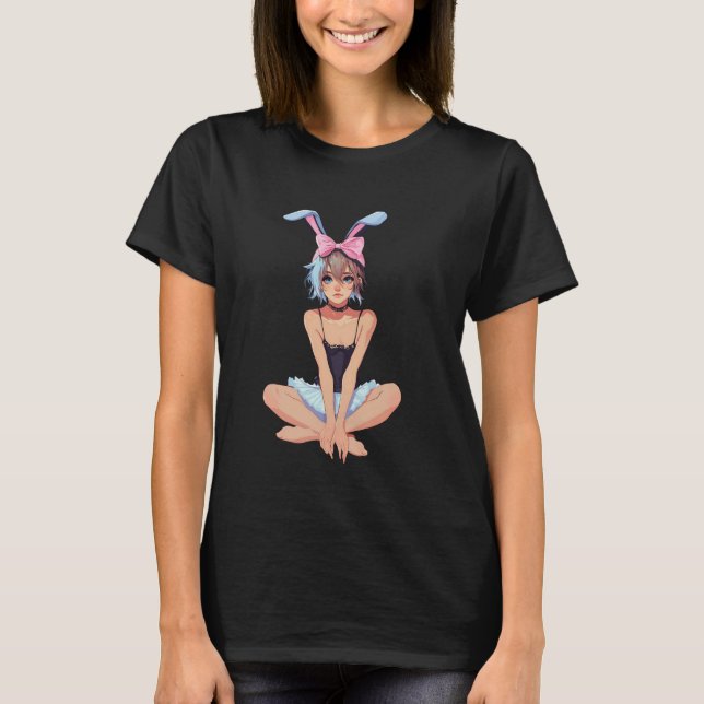 T-shirt Coquette Bow Femboy MTF Crossdressing (Devant)