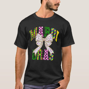 T-shirt Coquette Bow Mardi Gras Nouvelle-Orléans Louisiane