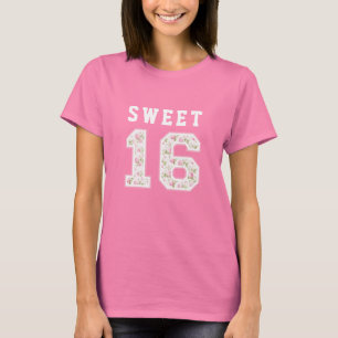T-shirt Coquette Bow rose Sweet 16 Université