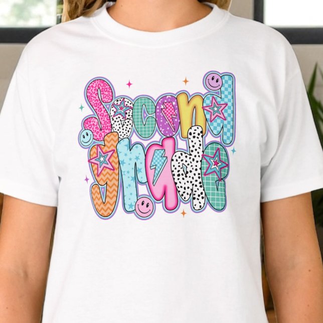 T-shirt Coquette de deuxième année pour le premier jour d' (Créateur téléchargé)