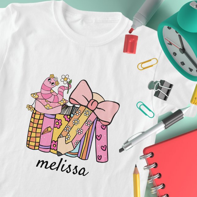 T-shirt Coquette du livre de crayon rose Super rétro (Créateur téléchargé)