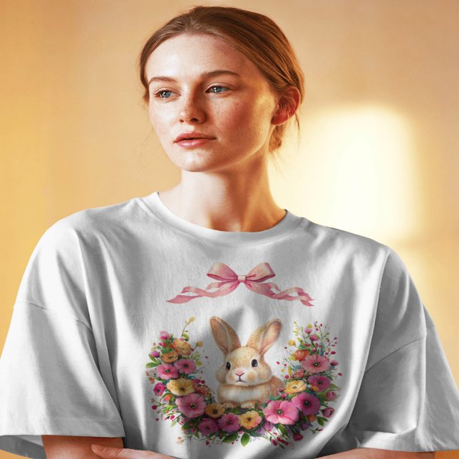 T-shirt Coquette Elégante Chemise lapin de Pâques - Chino  (Créateur téléchargé)
