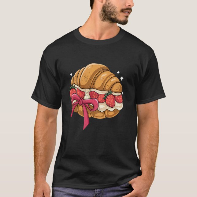 T-shirt Coquette esthétique de la baie rose (Devant)