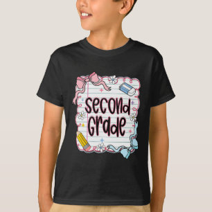 T-shirt Coquette Féminine Deuxième Année de Primaire Rentr