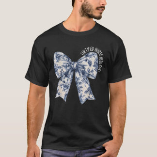 T-shirt Coquette florale Stéthoscope certifié