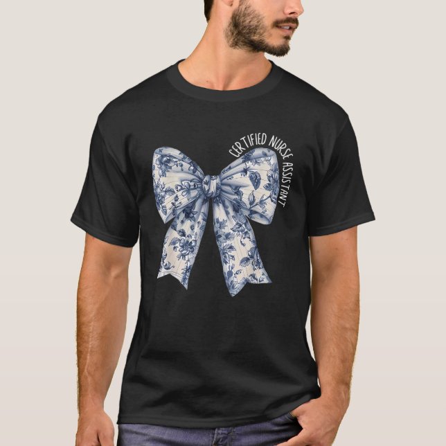 T-shirt Coquette florale Stéthoscope certifié (Devant)
