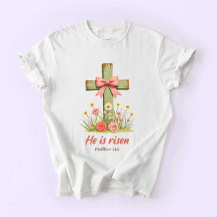 T-shirt Coquette Jesus, Jesus Easter, He is Risen