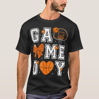 T-shirt Coquette Jeu Jour Basket Mama Maman Basketball S
