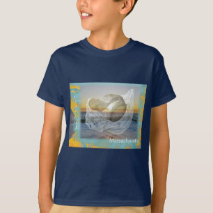 T-shirt Coquillage & Surf - Massachusetts Cape Cod