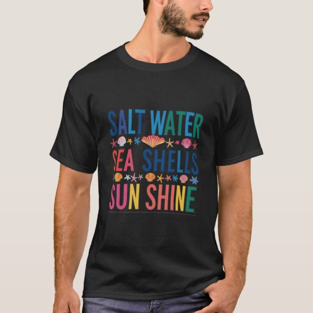 T-shirt Coquillages d'eau salée Sunshine Shirt | Vibes (Devant)