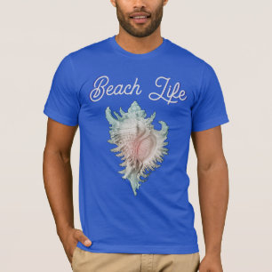 T-shirt Coquille de Conque "Vie de Plage"