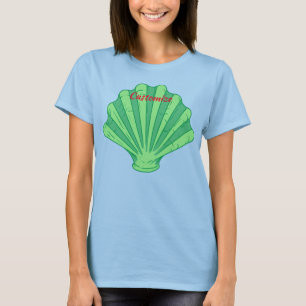 T-shirt Coquille de pétoncle vert Sage Thunder_Cove