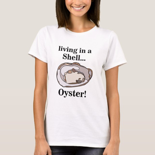 T-shirt Coquille d'Huître Drôle (Devant)
