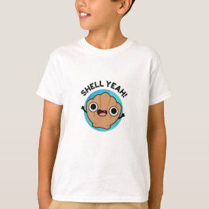 T-shirt Coquille Ouais Funny Seashell Pun
