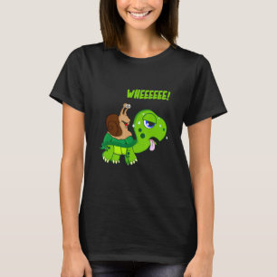 T-shirt Coquilles d'escargot Décor Tortue Paresseux Jouet