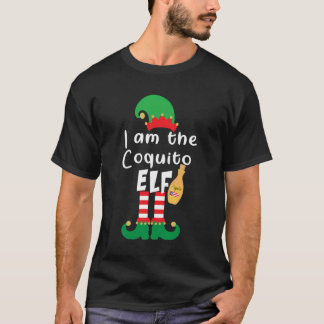 T-shirt Coquito Elf Funny Porto Rico Correspondant Noël B