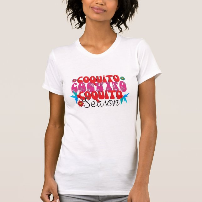 T-shirt Coquito Season, jour national de la coquito (Devant)