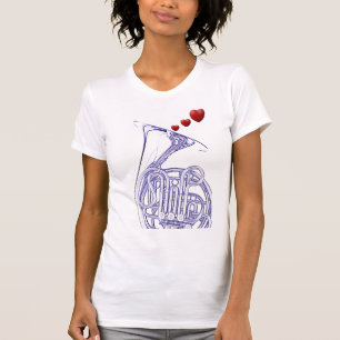 T-shirt Cor de harmonie avec la chemise de coeurs