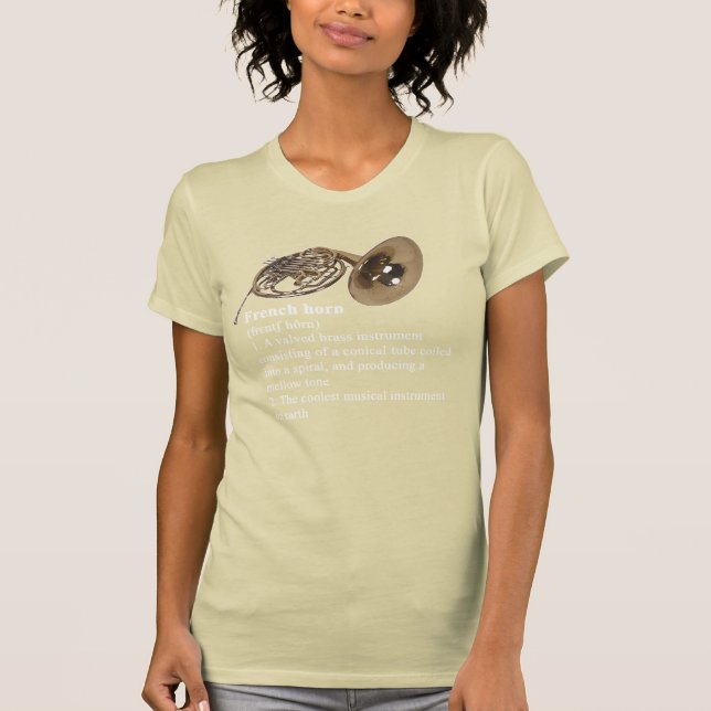 T-shirt Cor de harmonie - l'instrument de musique le plus (Devant)
