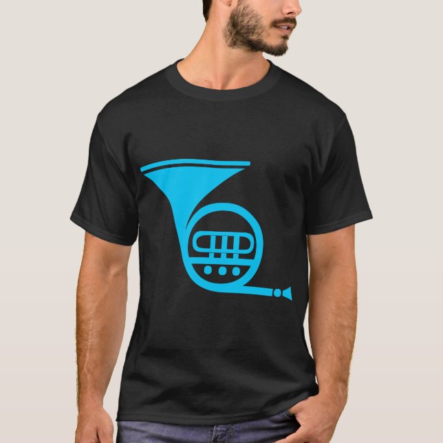 T-shirt Cor d'harmonie - Bleu ciel (Devant)