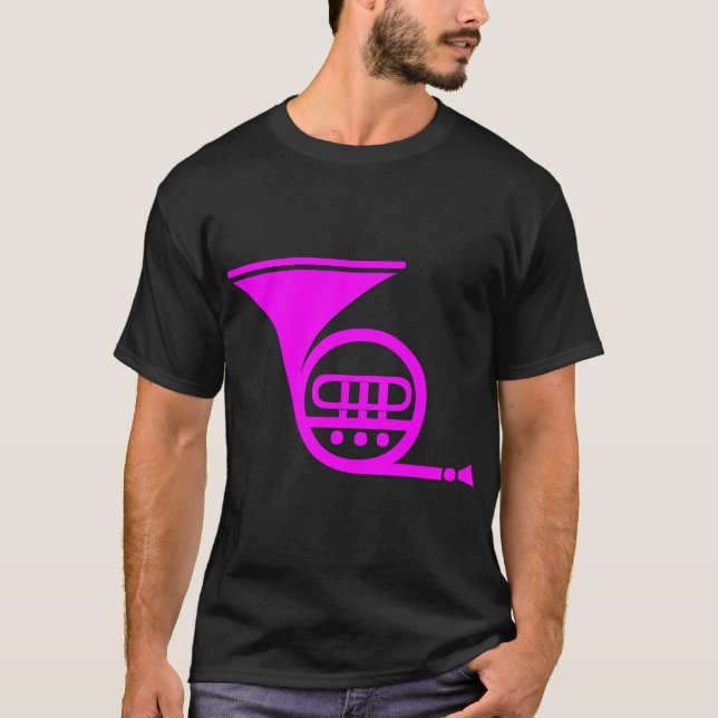 T-shirt Cor d'harmonie - Magenta (Devant)