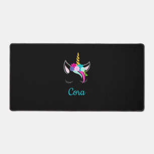 T-Shirt Cora Licorne Arc-en-Ciel Nom