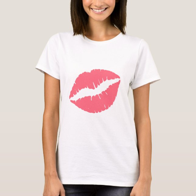 T-shirt Corail clair rose (Devant)
