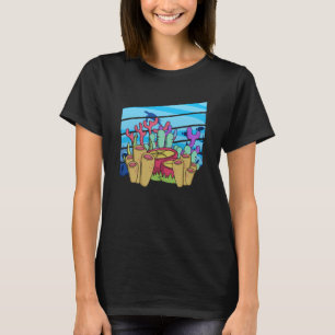 T-shirt Corail récifs Tortue Océan Animaux Nature