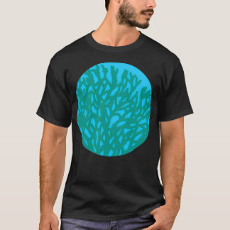 T-shirt Corail turquoise