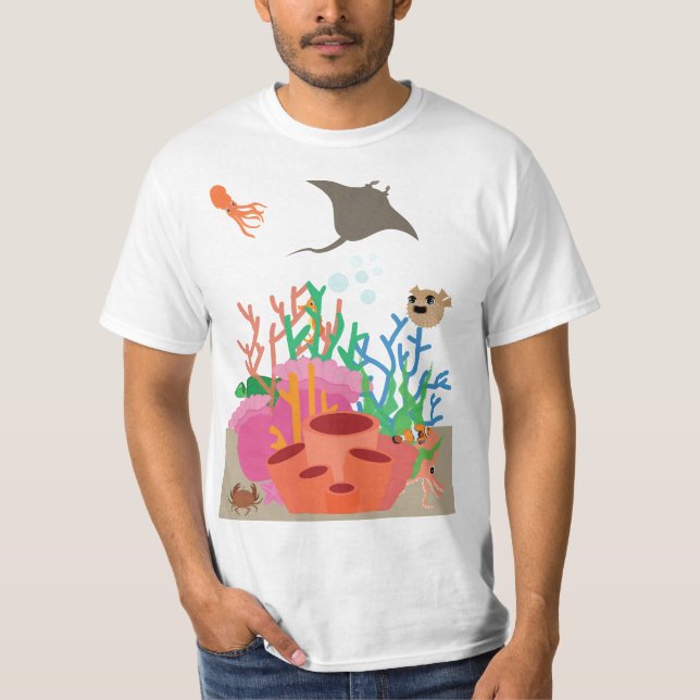 T-shirt Coral Reefs (Devant)
