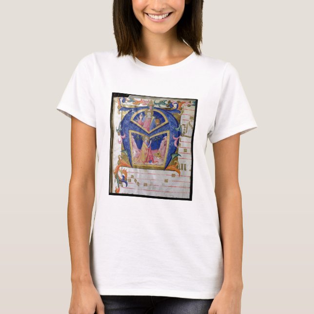 T-shirt Corale / Graduale n° 5 Historié initial 'A' de (Devant)